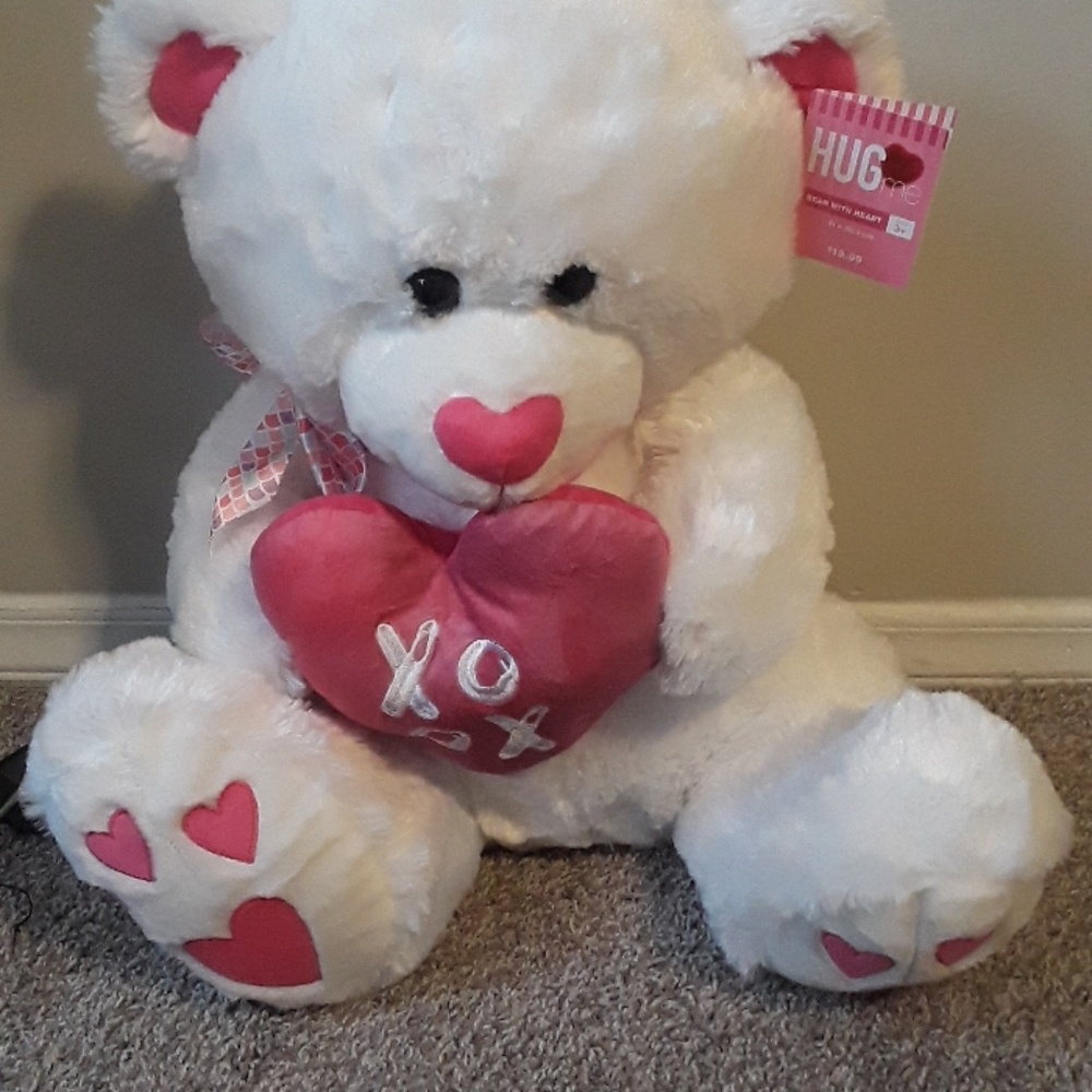 A stuffed bear